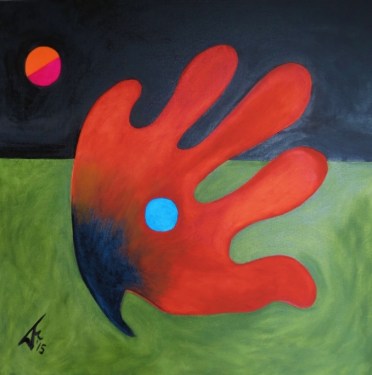 composition 48 Red Hand